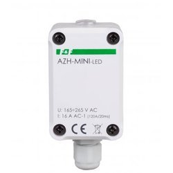 Hermetická baterie 230V 16A s integrovaným světelným čidlem AZH-MINI-LED F&amp;F